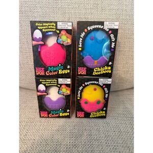 NEEDOH Magic Color Changing Eggs and Chicka DeeDoos Set of 4